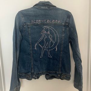 Sailor Moon Silhouette Denim Jacket - BoxLunch Exclusive